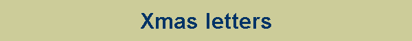 Xmas letters